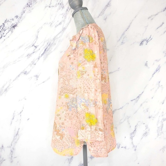 Zadig & Voltaire | Tygg Print Glam Long Sleeve Blouse | Sz M - Picture 2 of 9